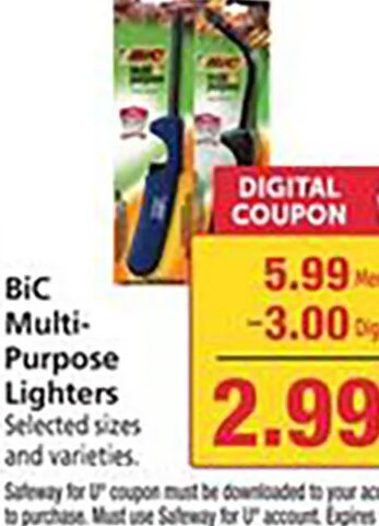 BiC Multi-Purpose Lighters