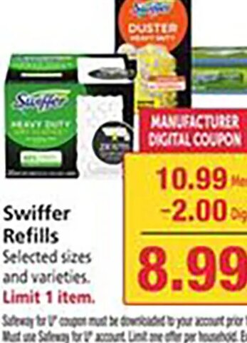 Swiffer Refills at Safeway