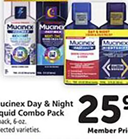 Mucinex Day & Night Liquid Combo Pack