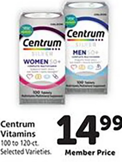 Centrum Vitamins at Safeway