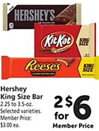 Hershey King Size Bar at Safeway