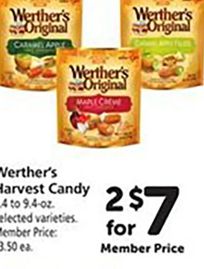 Werther's Harvest Candy