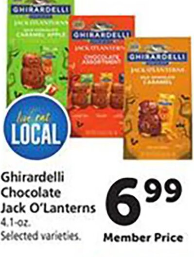 Ghirardelli Chocolate Jack O'Lanterns