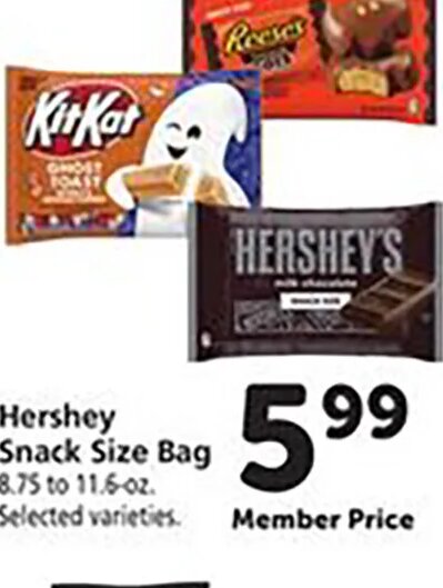 Hershey Snack Size Bag at Safeway