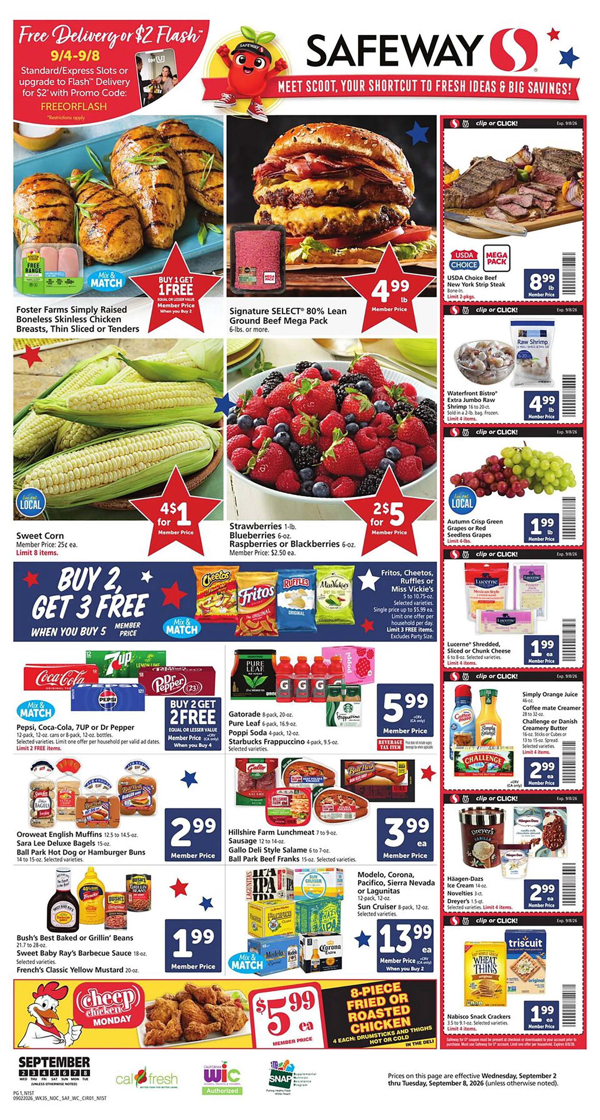Safeway Weekly Ad Page 1