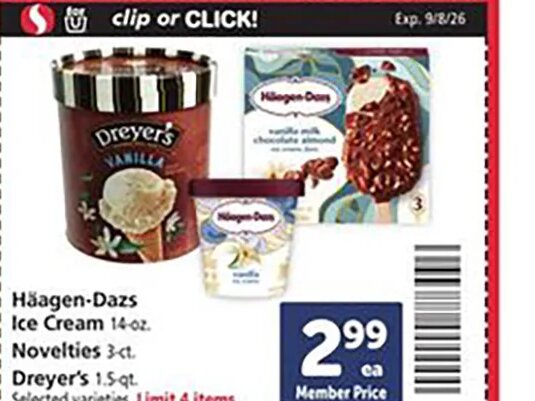 Häagen-Dazs Ice Cream, Dreyer's