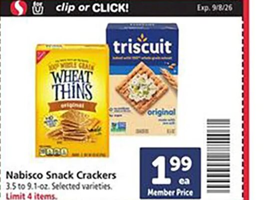 Nabisco Snack Crackers