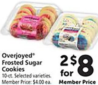 Overjoyed Frosted Sugar Cookies at Safeway