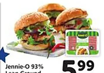 Jennie-O 93% Lean Ground Turkey or Patties