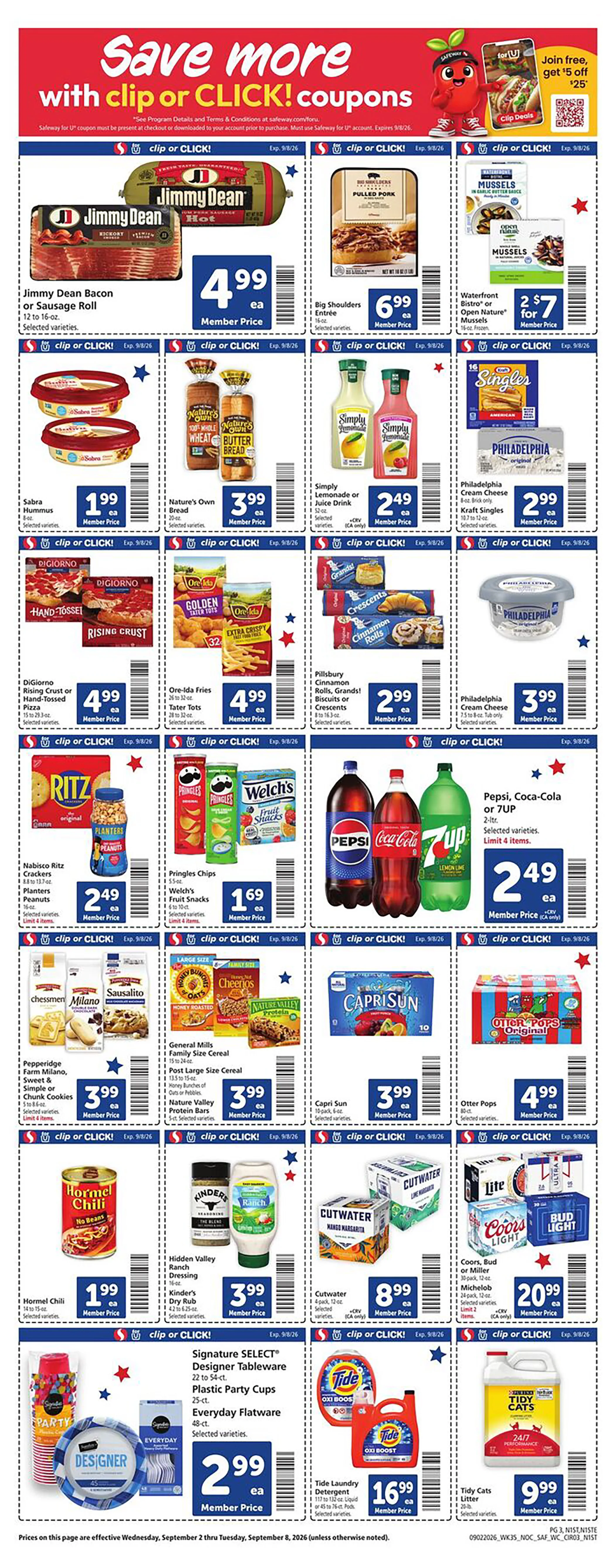 Safeway Weekly Ad Page 3