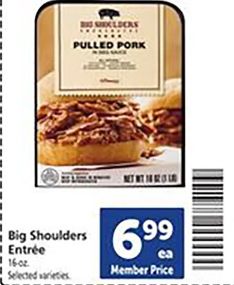 Big Shoulders Entrée