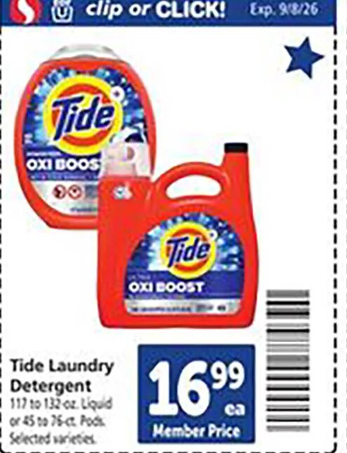 Tide Laundry Detergent at Safeway