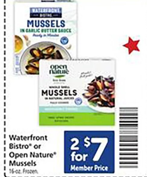 Waterfront Bistro or Open Nature Mussels