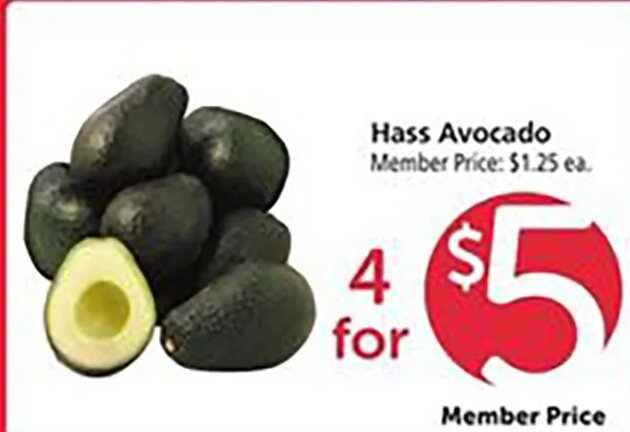 Hass Avocado at Safeway