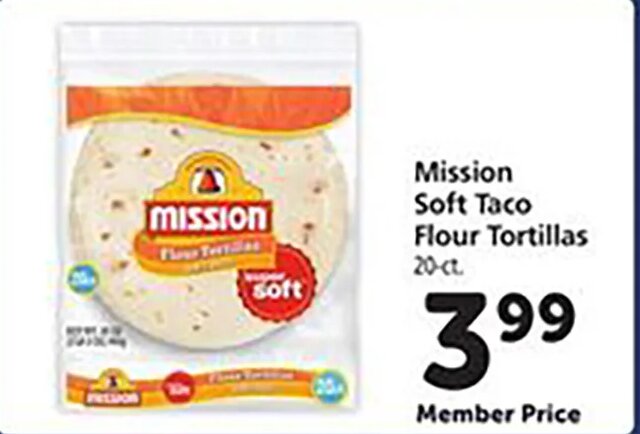 Mission Soft Taco Flour Tortillas at Safeway