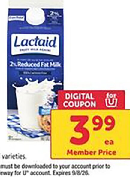 Lactaid Milk
