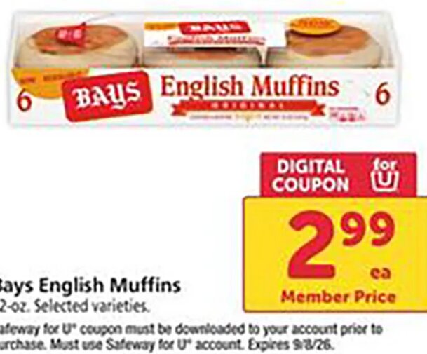 Bays English Muffins