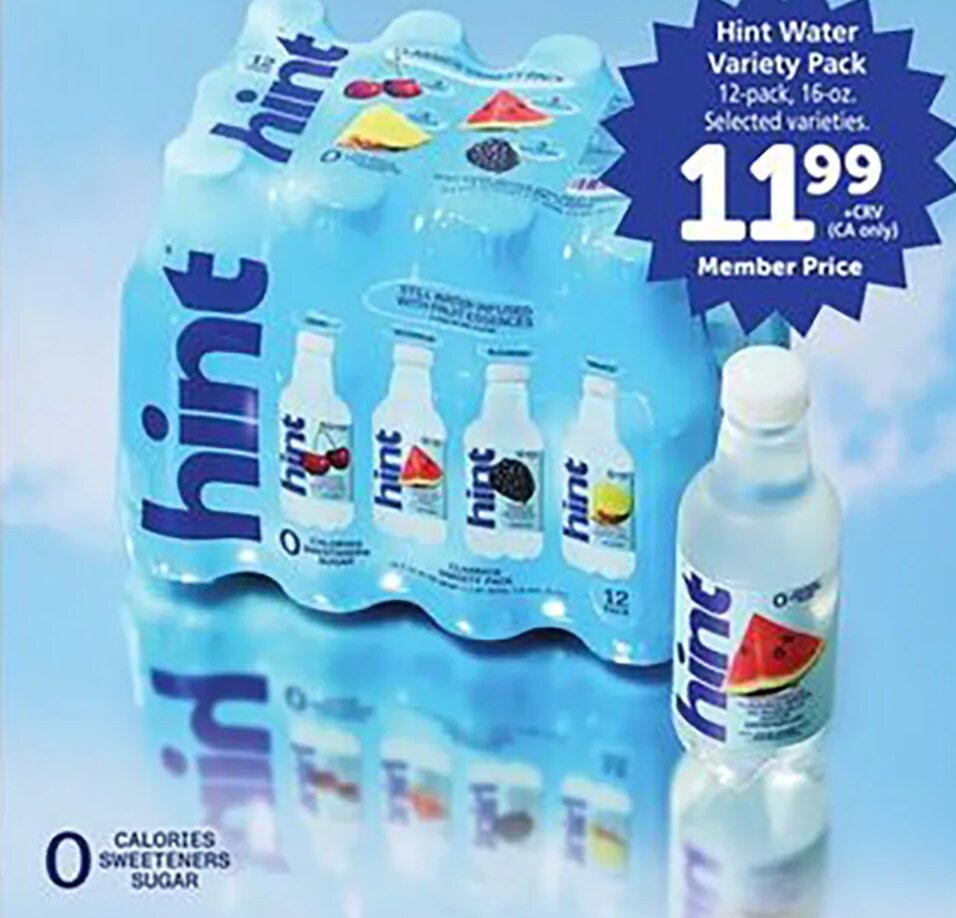 Hint Water Variety Pack at Safeway