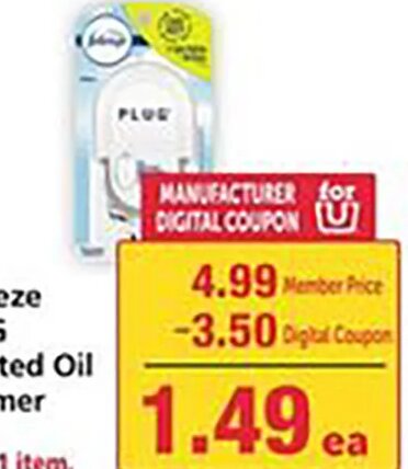 Febreze PLUG Scented Oil Warmer at Safeway