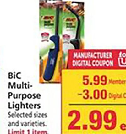 BiC Multi-Purpose Lighters