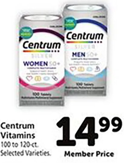 Centrum Vitamins at Safeway