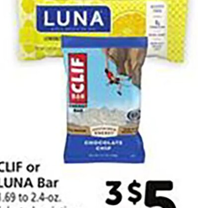 CLIF or LUNA Bar
