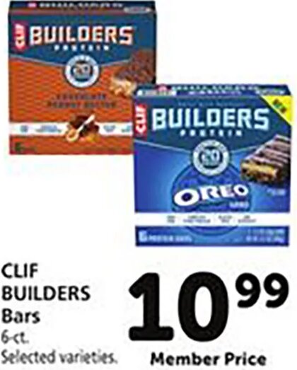 CLIF BUILDERS Bars