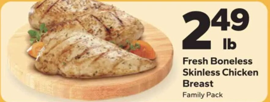 Fresh Boneless Skinless Chicken Breast at Save A Lot