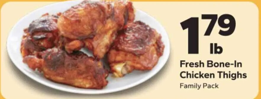 Fresh Bone-In Chicken Thighs