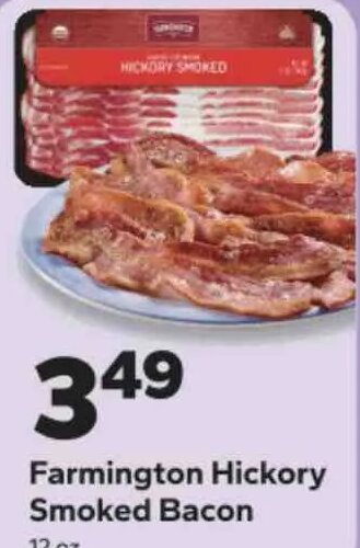 Farmington Hickory Smoked Bacon at Save A Lot