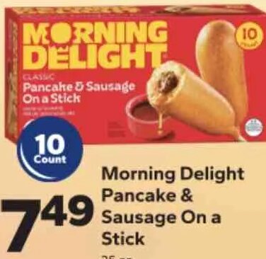 Morning Delight Pancake & Sausage On a Stick