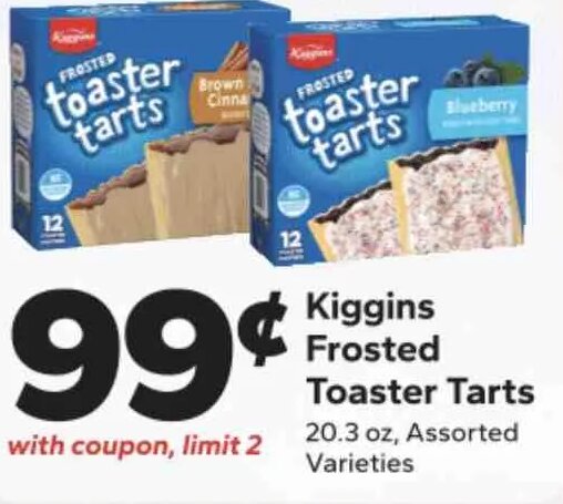 Kiggins Frosted Toaster Tarts