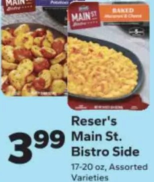 Reser's Main St. Bistro Side