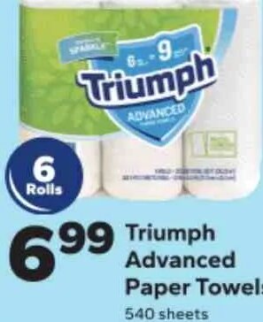 Triumph Advanced Paper Towels at Save A Lot