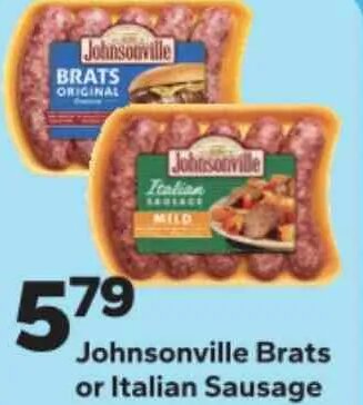 Johnsonville Brats or Italian Sausage at Save A Lot