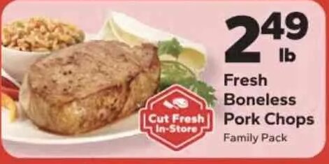 Fresh Boneless Pork Chops