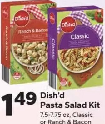 Dish'd Pasta Salad Kit at Save A Lot