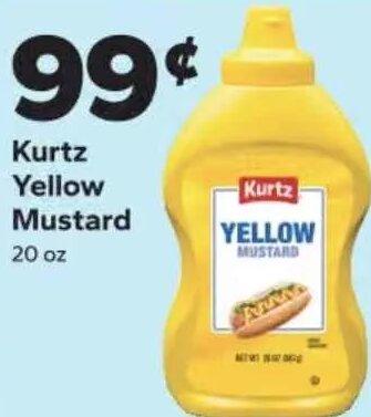Kurtz Yellow Mustard