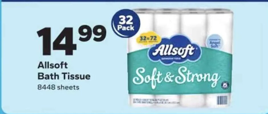 Allsoft Bath Tissue at Save A Lot