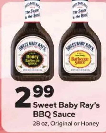 Sweet Baby Ray's BBQ Sauce at Save A Lot