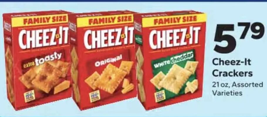 Cheez-It Crackers at Save A Lot