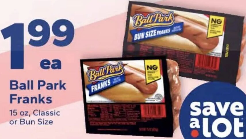 Ball Park Franks at Save A Lot