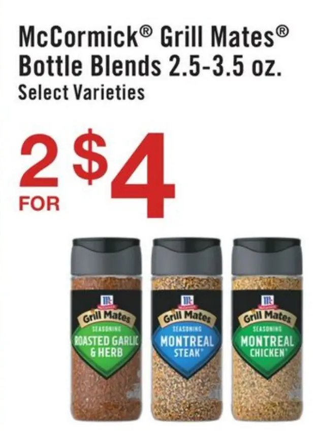 McCormick® Grill Mates® Bottle Blends