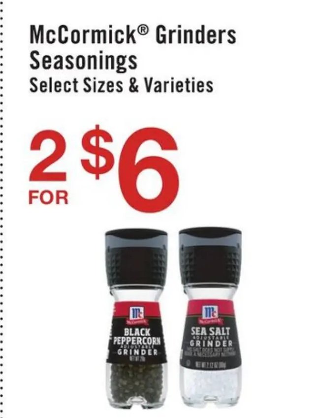 McCormick® Grinders Seasonings