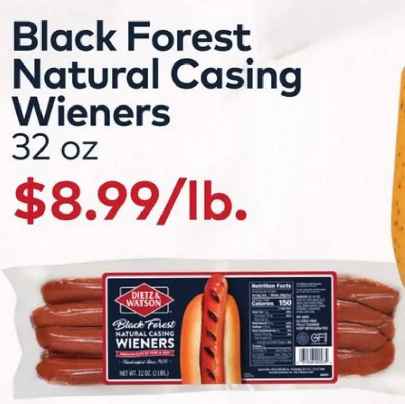 Black Forest Natural Casing Wieners