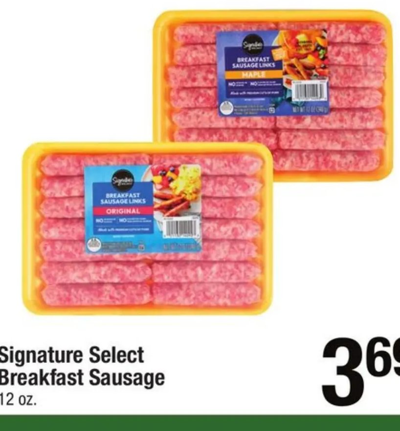 Signature Select Breakfast Sausage