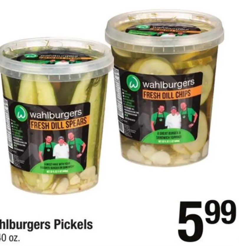 Wahlburgers Pickels
