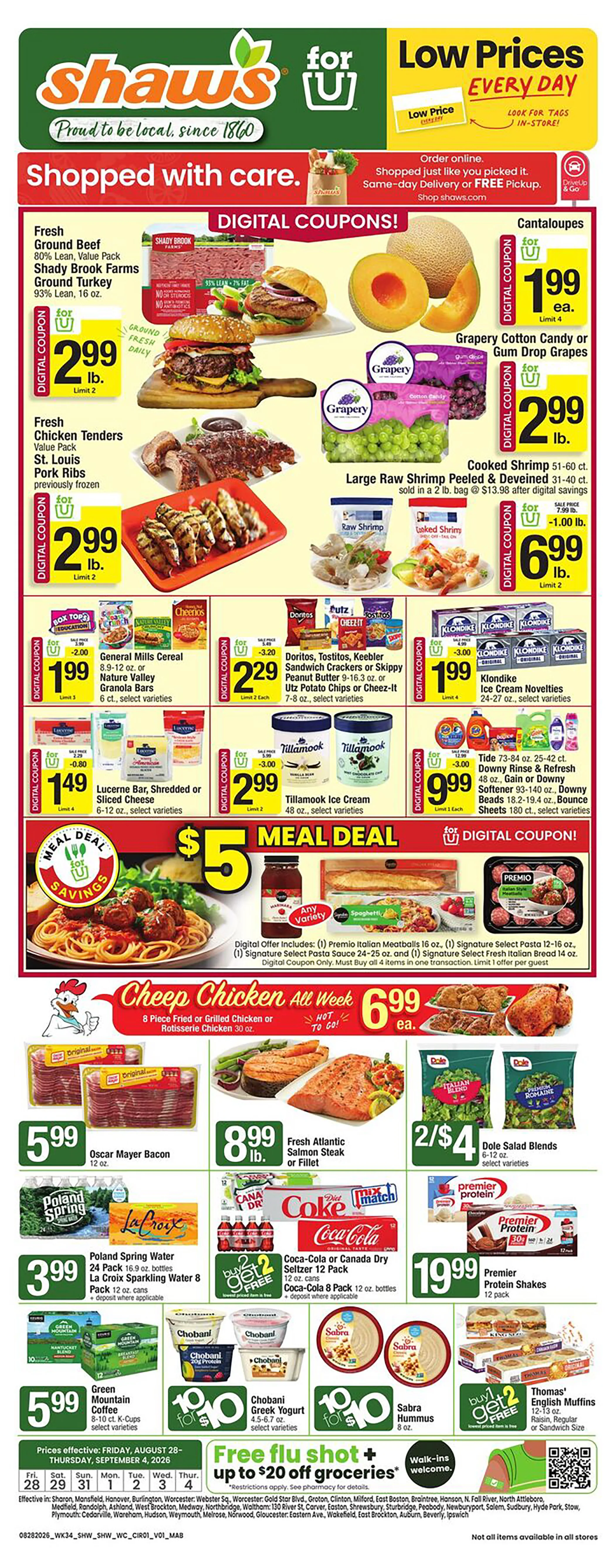 Shaw's Weekly Ad Page 1