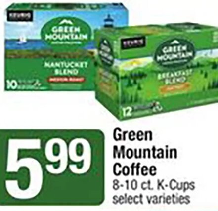Green Mountain Coffee at Shaw's