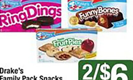 Drake's Family Pack Snacks